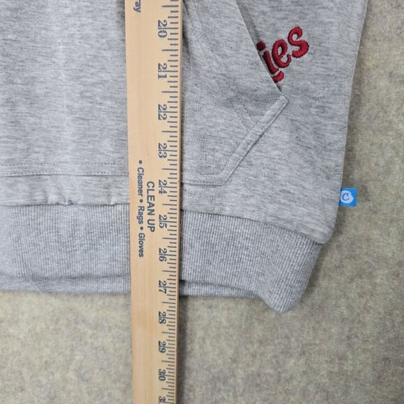 Cookies Grey Hoodie Red & White Logo Embroidery Size M - Picture 6 of 7